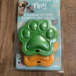 Tiny Reusable Pet Hair Remover For Dryer 2-Pack