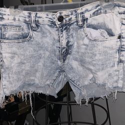 Acid Wash Shorts