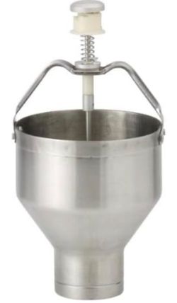 Professional Pancake Batter Dispenser, Stainless Steel, 8 Cups, Silver, Commercial Grade