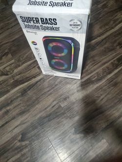 Tzumi Super Bass Jobsite Bluetooth Speaker