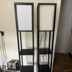 2 Lamp Bedside Tables 