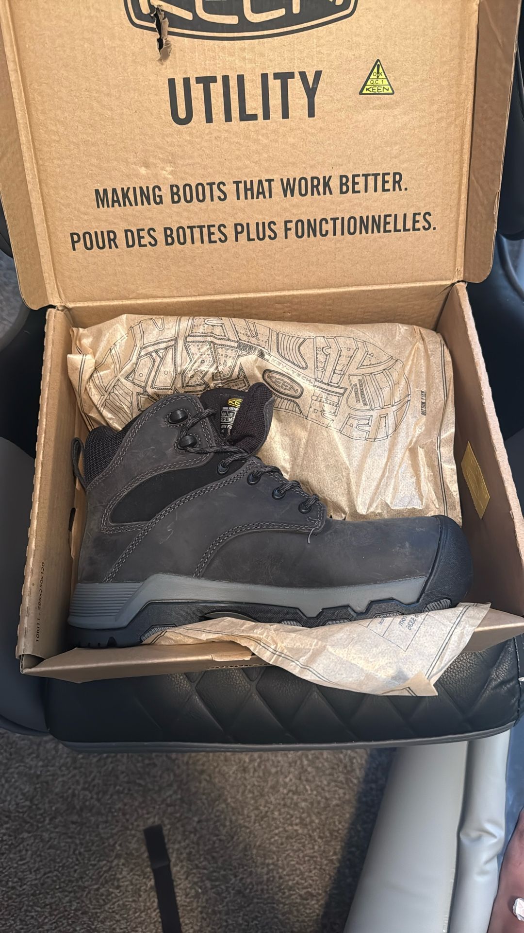 Size 7 Woman Work Boots