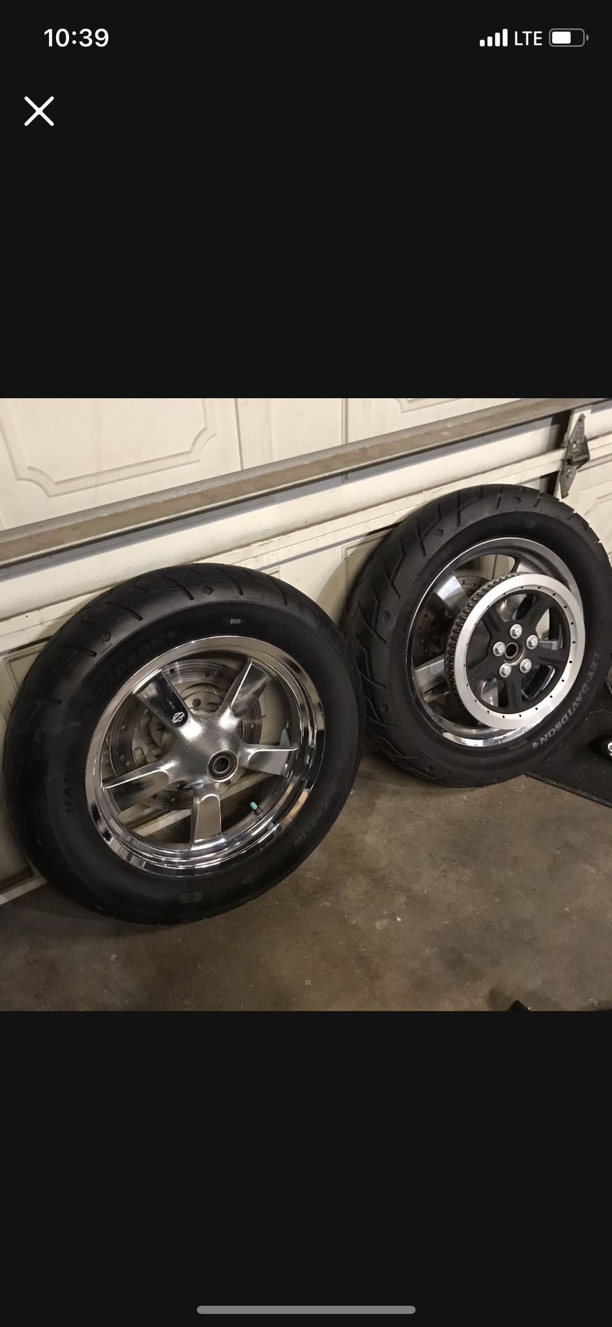 Harley 48 Mags With Rotor And Pulley Has Tires