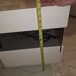 White TV stand