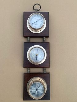Springfield 3-in-1 Weather Station Wall Hanging