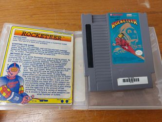 Vintage Rocketeer Nes Nintendo Game Old Ex Rental With Case