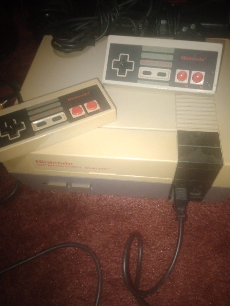 Nintendo Nes With Games And Power Pad 