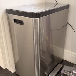 EKO Stainless Steel Dual Trash Can 