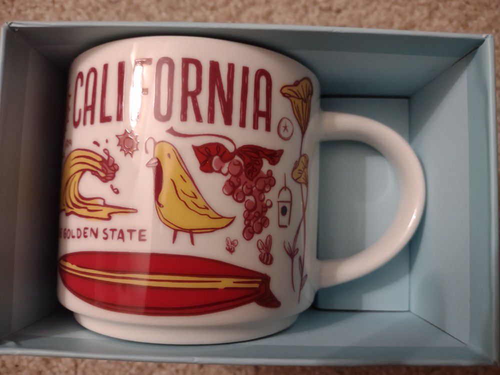 Starbucks Coffee Mug Been There Series CALIFORNIA Across Globe Collection 14 oz