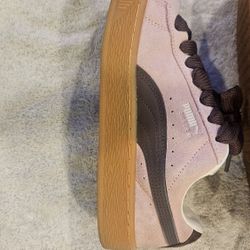 Pink Suede Pumas
