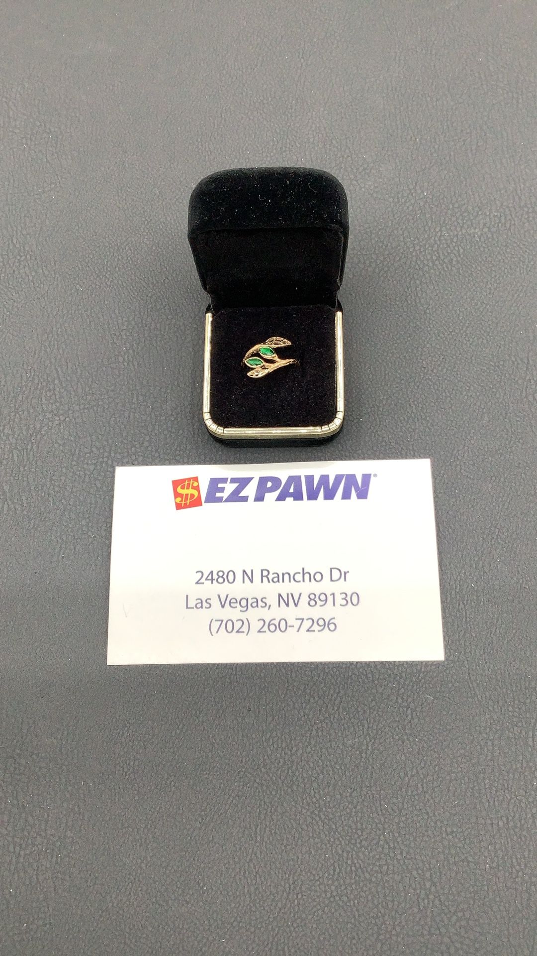 14kt Emerald Ring