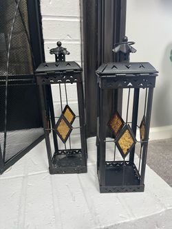 Decorative mental lanterns