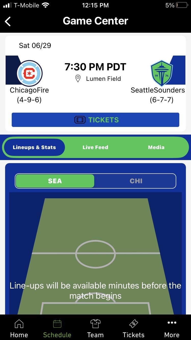 Sounders Vs Chicago Club Seats