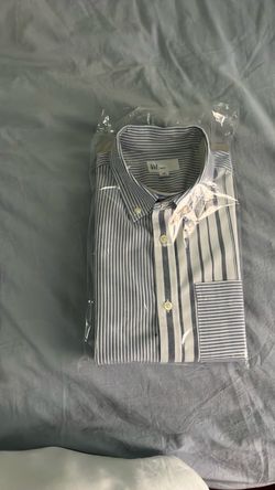 Gap Men's Striped Button-Down Dress Shirt