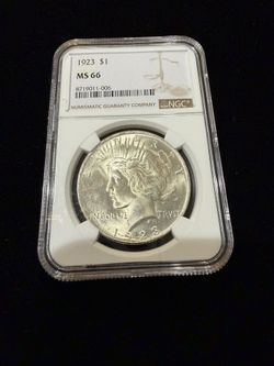 1923 $1 MS66 NGC