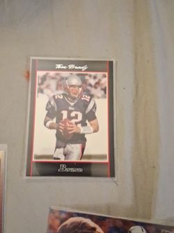 Tom Brady football Card