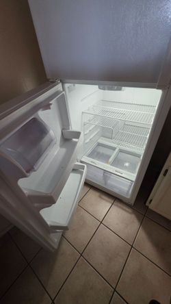 White fridge