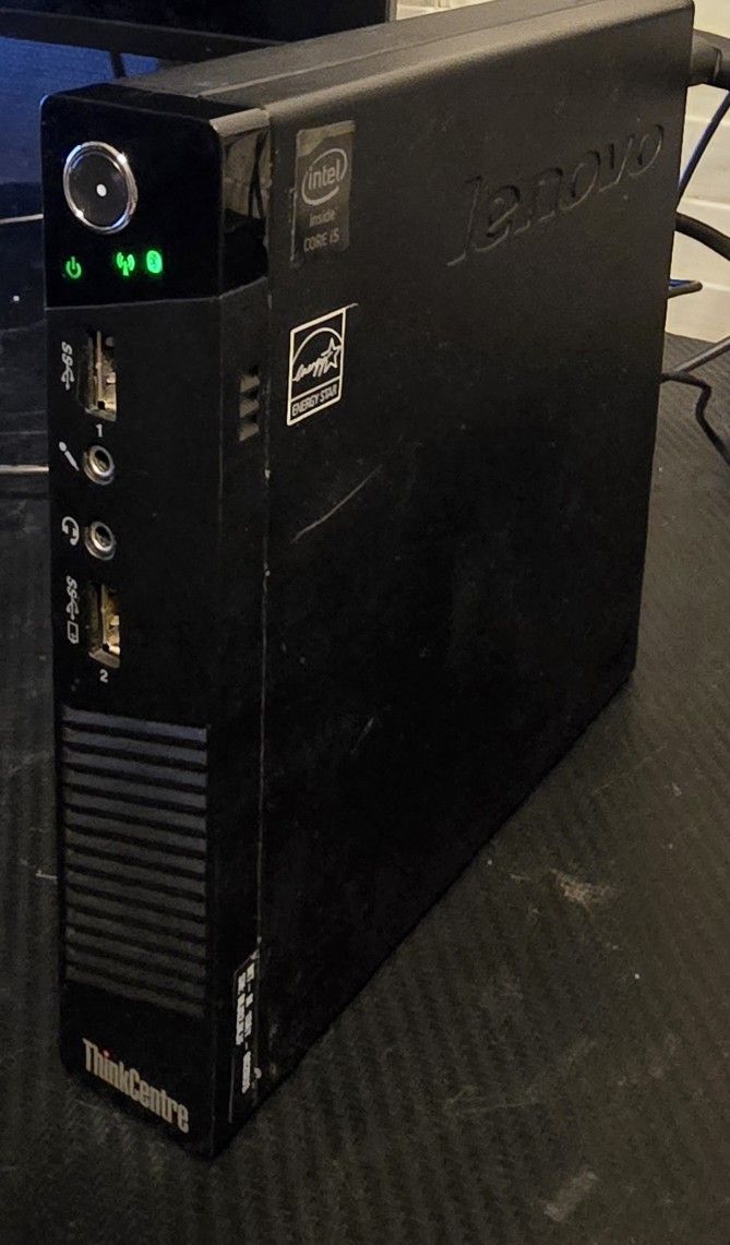 LENOVO Micro PC 🖥 M73 - Intel i5 - 2.90 MHz. CPU /8.0GB. RAM /1.0 TB. HDD - Windows 11. Wi-Fi, AC-Includ. Work Good ✔️