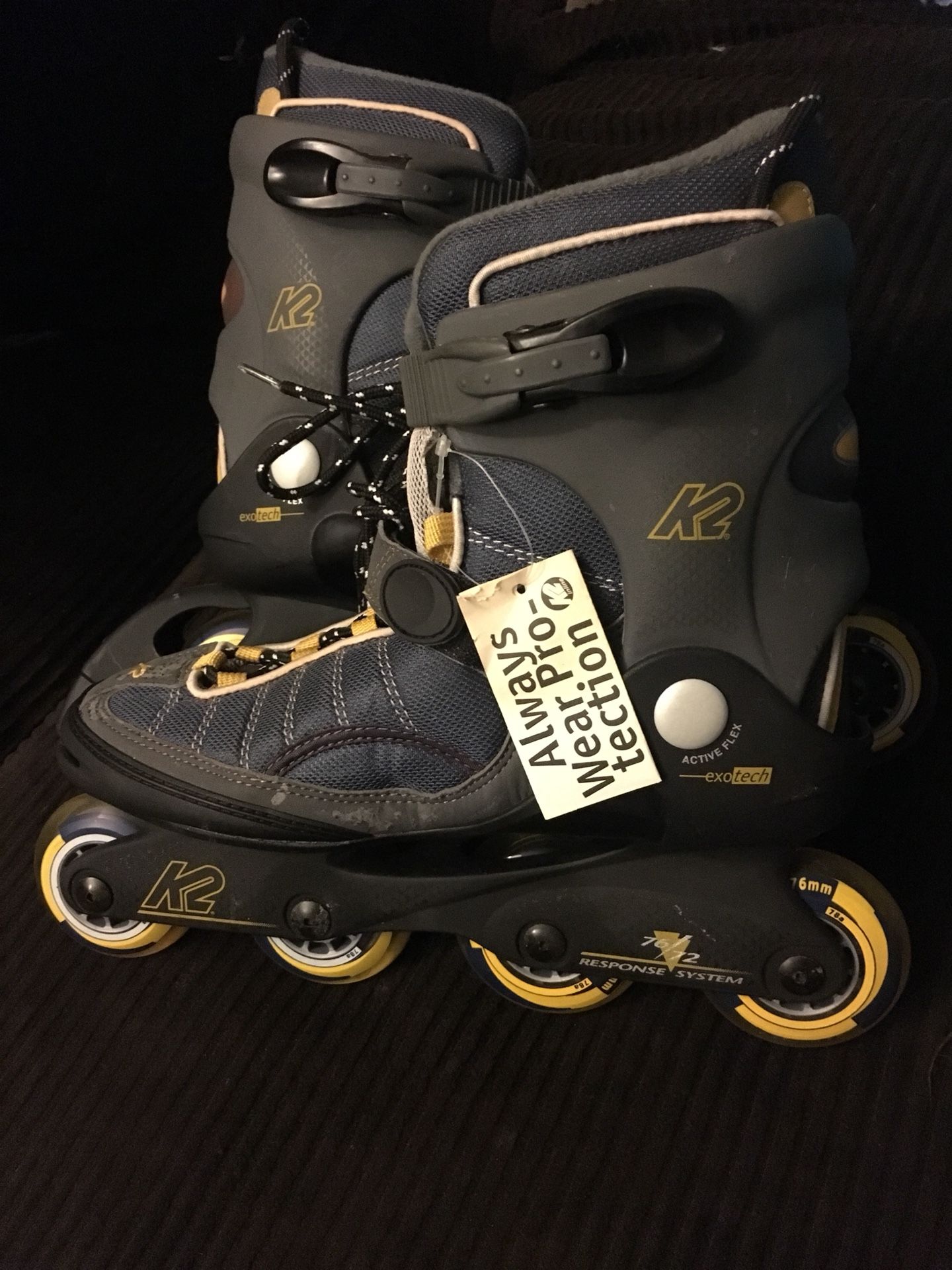 New 1998 Vintage K2 velocity (size: 9 )roller skate