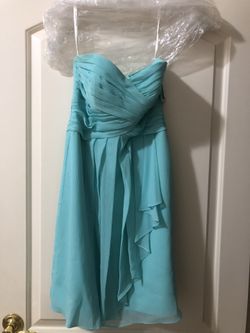 Strapless David’s Bridal Dress