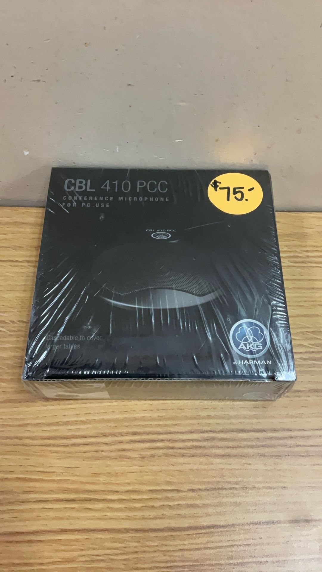 AKG by HARMAN CBL 410 PCC CONFERENCE MICROPHONE FOR PC USE.