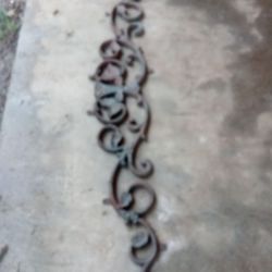 Antique cast iron decor