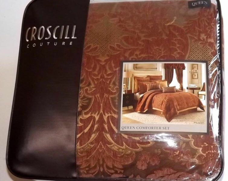 Croscill Couture PALAZZO Queen comforter BRAND NEW