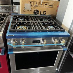 Monogram Professional 30” All Gas Smart Range 