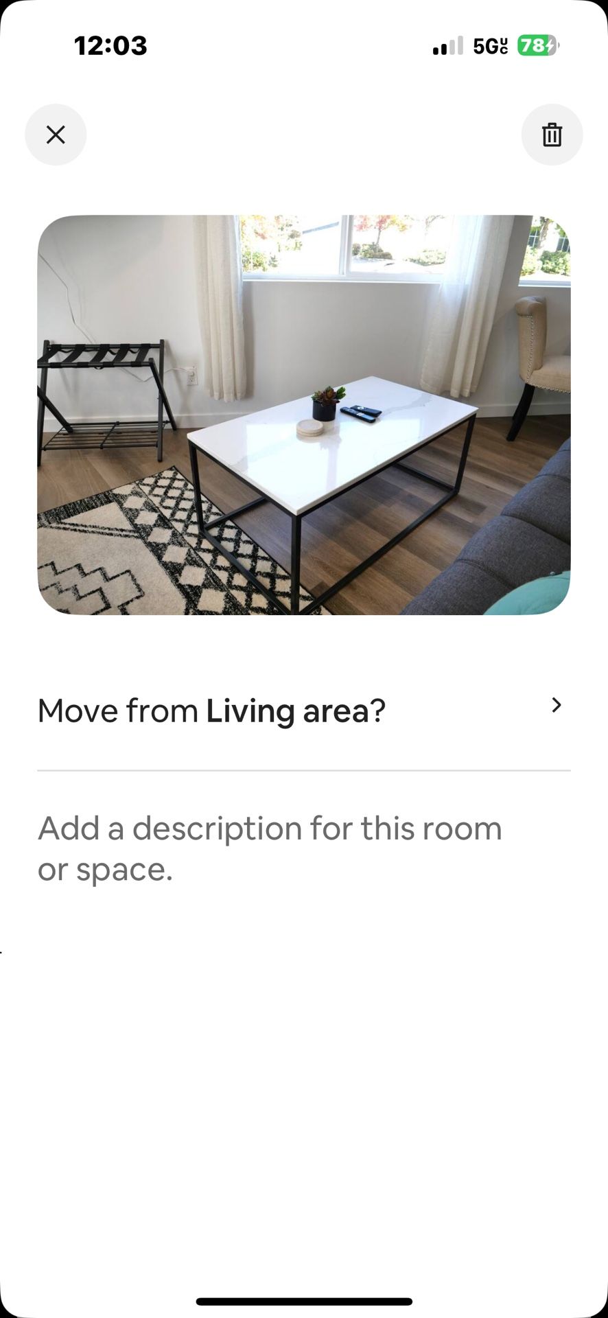 Sturdy coffee table