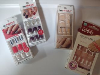 Impress ~ Press-on Manicure & KISS Everlasting French Toenails