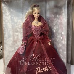 Holiday Celebration Barbie Doll (2002) Brand New never removed from box
