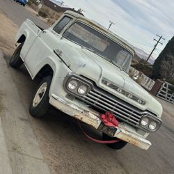 1959 Ford F100 SHORTBED – Solid Project + Manual 5.0 Swap Package