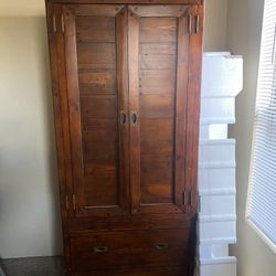 Solid Wood Armoire + Chest