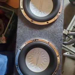 Two Twelve Inch audiobahn flame series