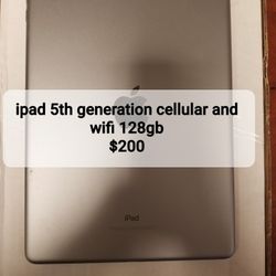 iPad 5th Generation 128gb