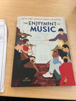 The Enjoyment of Music 14th Edition Textbook