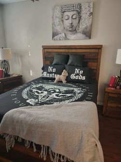 Bed for sale along with orthopedic mattress