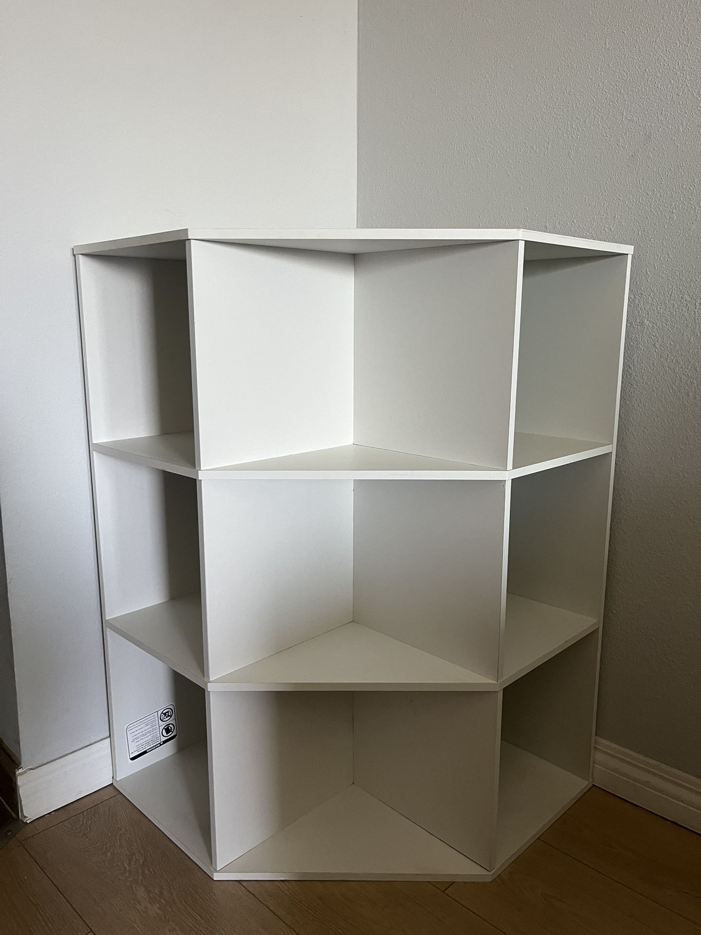 White Corner Shelf