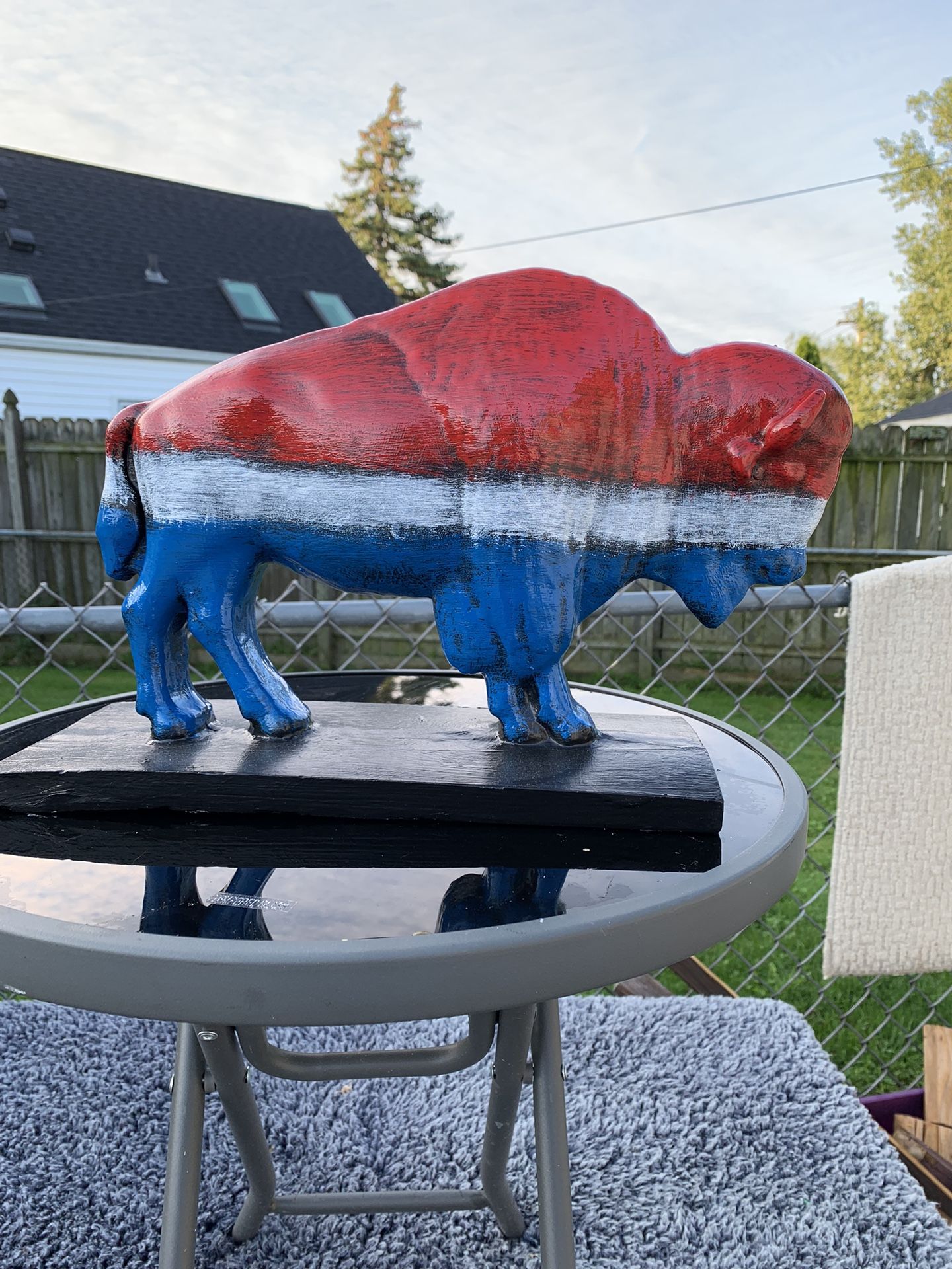 The Red White And Blue Buffalo