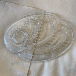 9 Crystal Appetizer Trays
