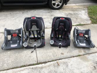 Graco used car seats with bases. Over $800 new