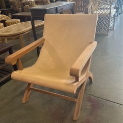 Lazy Chair With Leather