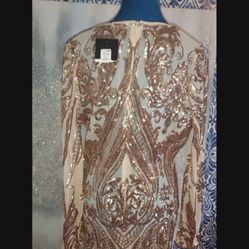 Beautiful Dress Gold Fashion Nova