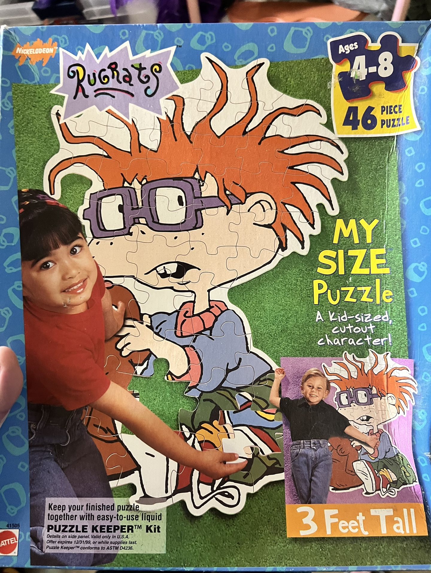 1997 RUGRATS 3 Feet Tall Puzzle Of Chucky Never Opened