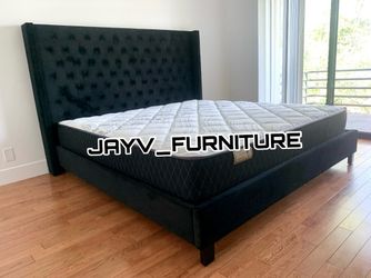 NEW KING BED FRAME WITH MATTRESS