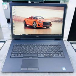 Dell Precision 17.3" Intel Core i7-8850H 64 GB RAM 1 TB NVMe SSD Nvidia 16 GB P5200 GPU 1080P LCD Webcam Windows Professional OS