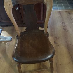 Antique Wooden Chair. 