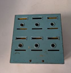 Bank Tudor Metal Products Home Budget Bank 6 x 6 Historical Depression Vintage 1900s