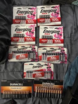 AA and AAA batteries new in box