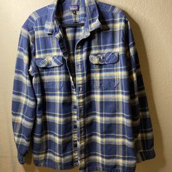 Men’s XXL Patagonia Organic Cotton Fjord  Flannel Shirt